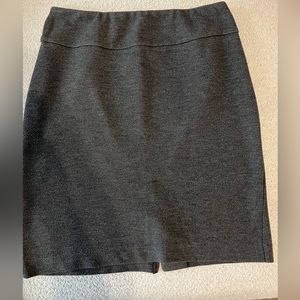 Black and gray stretch pencil skirt